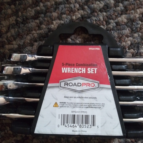 ROADPRO R RPS2017PDQ 5 PIECE WRENCH SET SAE 5 PIECE - Picture 2 of 2